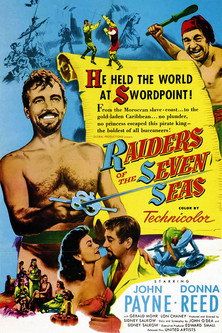 Movie poster for Raiders of the Seven Seas (1953)