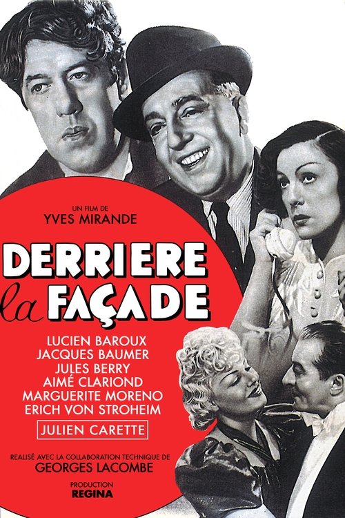 Movie poster for Behind the Facade (1939)