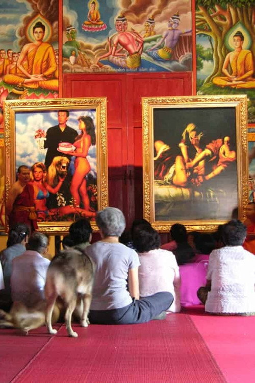 Movie poster for Village and Elsewhere: Artemisia Gentileschi’s Judith Beheading Holofernes, Jeff Koons’ Untitled, and Thai Villagers (2011)