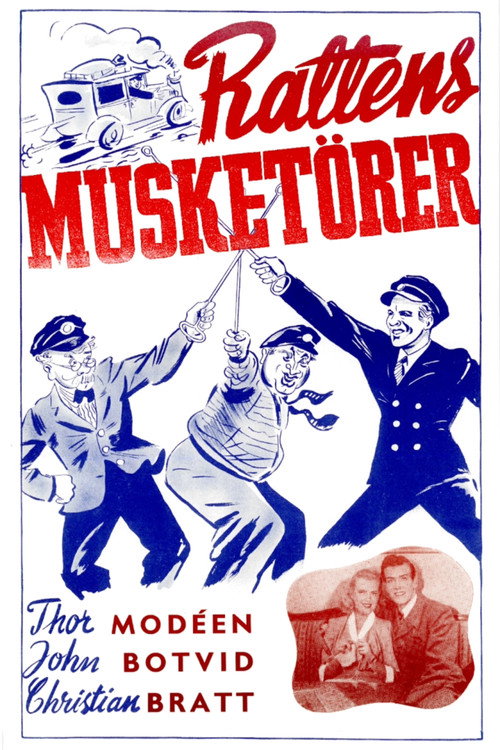 Movie poster for Rattens musketörer (1945)