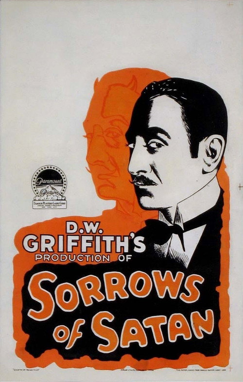Movie poster for The Sorrows of Satan (1926)