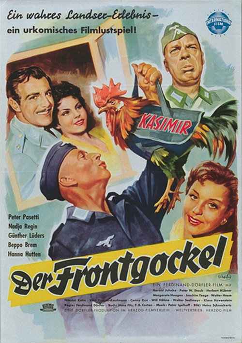 Movie poster for Der Frontgockel (1955)