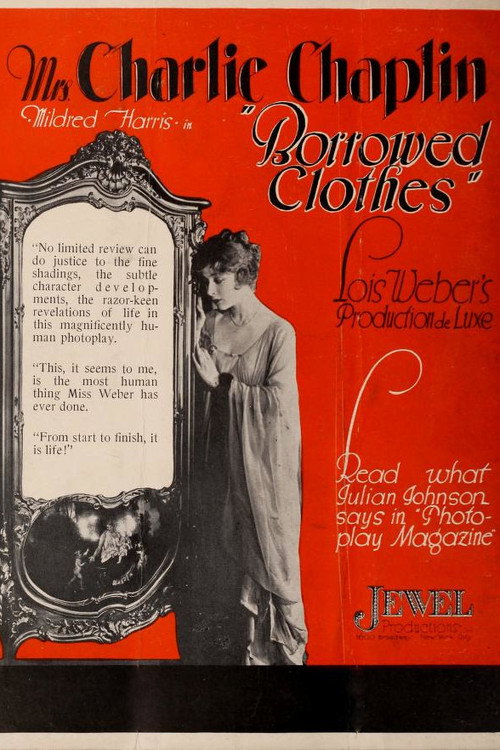 Movie poster for Borrowed Clothes (1918)