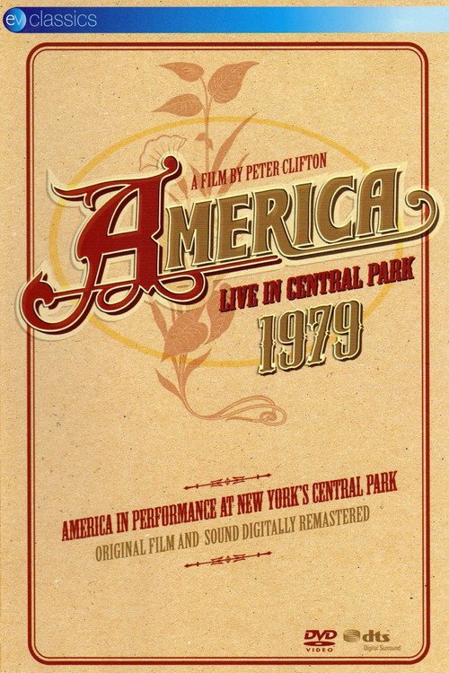 Movie poster for America - Live in Central Park 1979 (2008)
