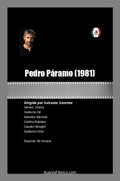 Movie poster for Pedro Páramo (1981)