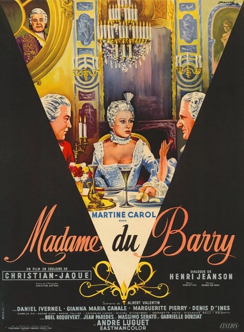 Movie poster for Madame du Barry (1954)