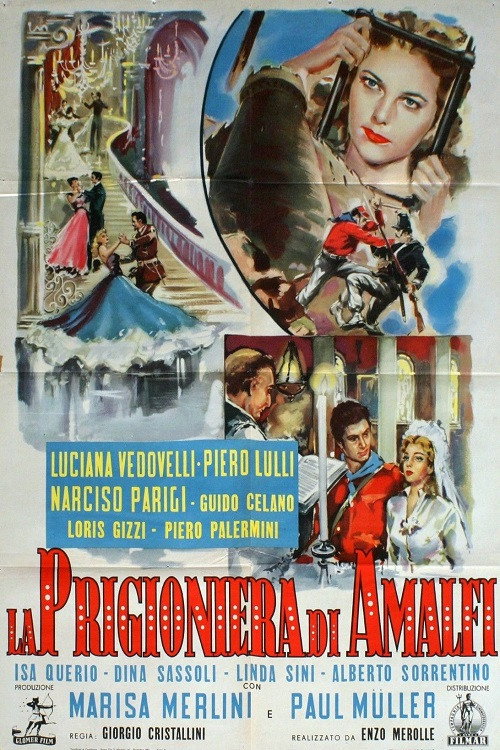 Movie poster for La prigioniera di Amalfi (1954)