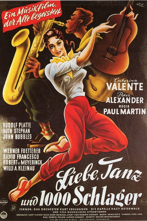 Movie poster for Love, Dance, and 1000 Songs (1955)