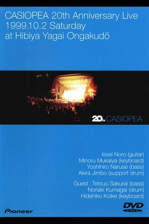 Movie poster for Casiopea: 20th Anniversary Live (2000)