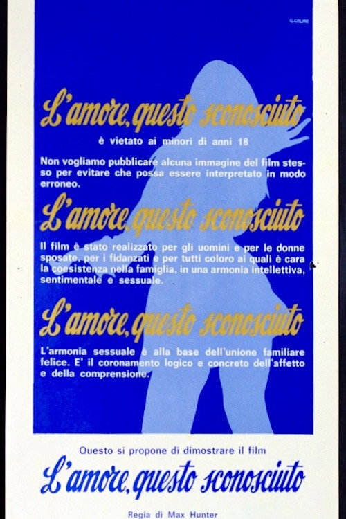 Movie poster for Love: The Great Unknown (1969)