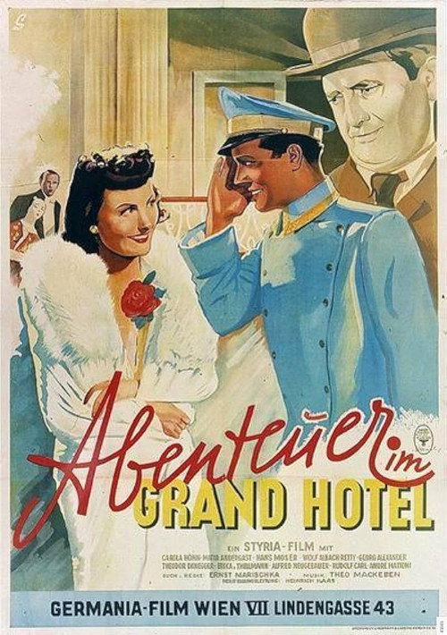 Movie poster for Adventure in the Grand Hotel (1943)