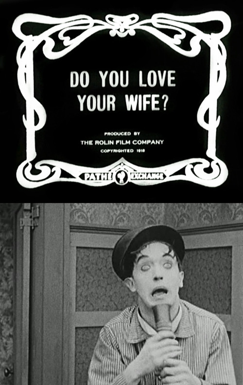Movie poster for Do You Love Your Wife? (1919)