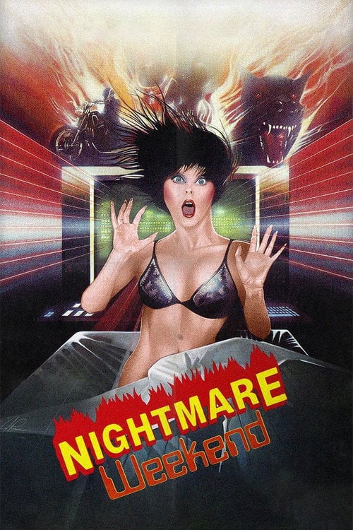 Movie poster for Nightmare Weekend (1986)