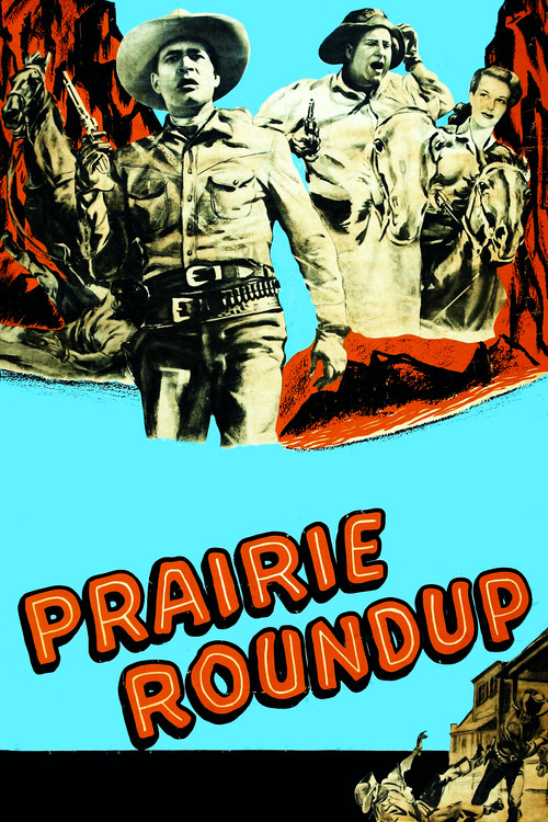 Movie poster for Prairie Roundup (1951)