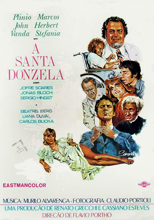 Movie poster for A Santa Donzela (1978)