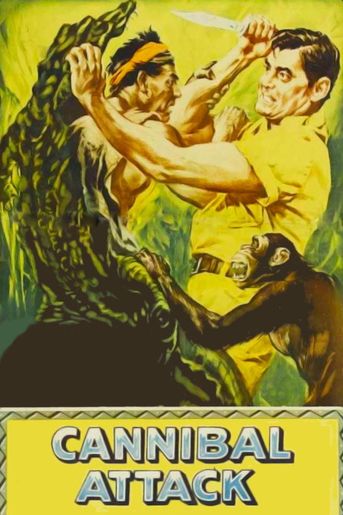 Movie poster for Cannibal Attack (1954)