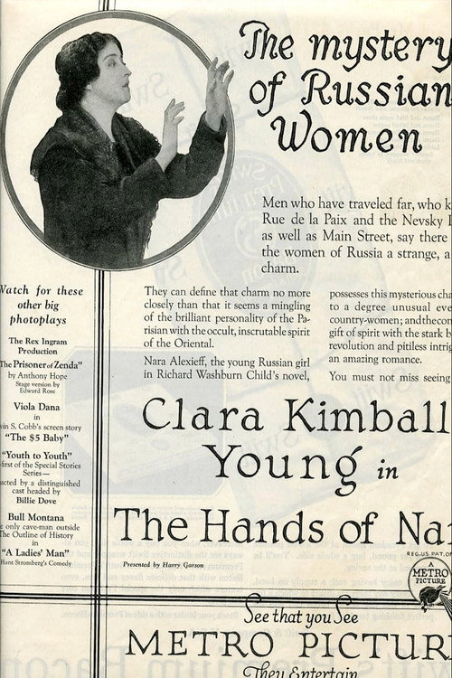 Movie poster for The Hands of Nara (1922)