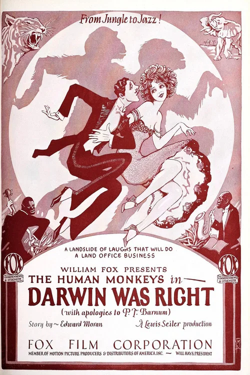 Movie poster for Darwin Was Right (1924)