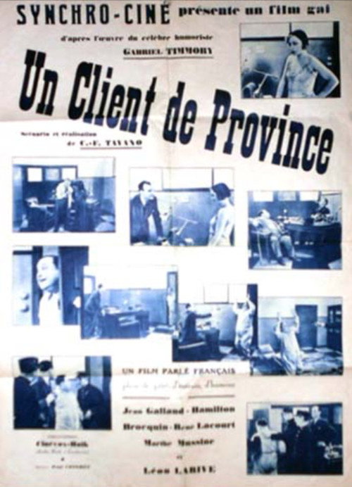 Movie poster for Un client de province (1932)
