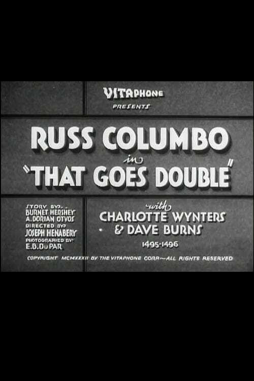 Movie poster for That Goes Double (1933)