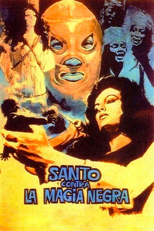 Movie poster for Santo vs. Black Magic Woman (1973)