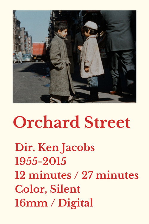 Movie poster for Orchard Street (1955)