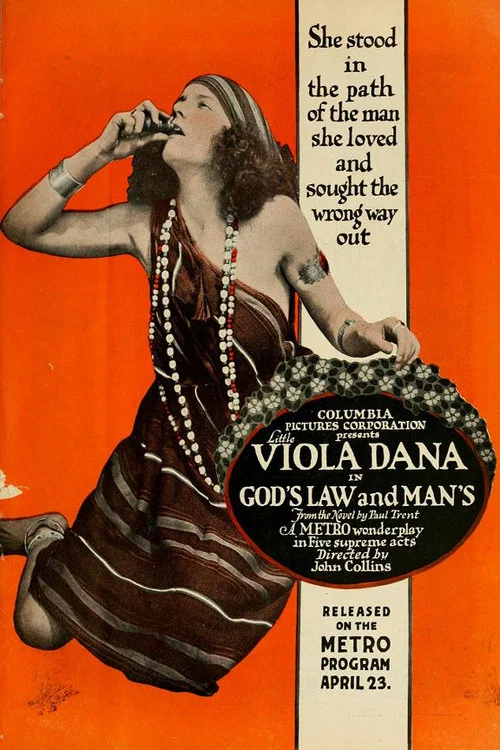 Movie poster for God's Law and Man's (1917)