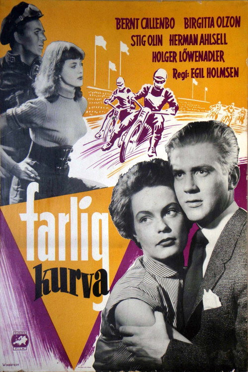 Movie poster for Farlig kurva (1952)