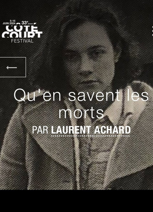 Movie poster for Qu'en savent les morts ? (1991)