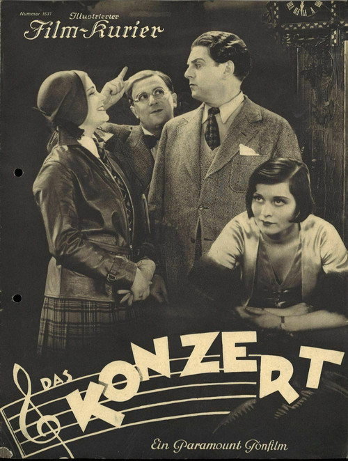 Movie poster for The concert (1931)