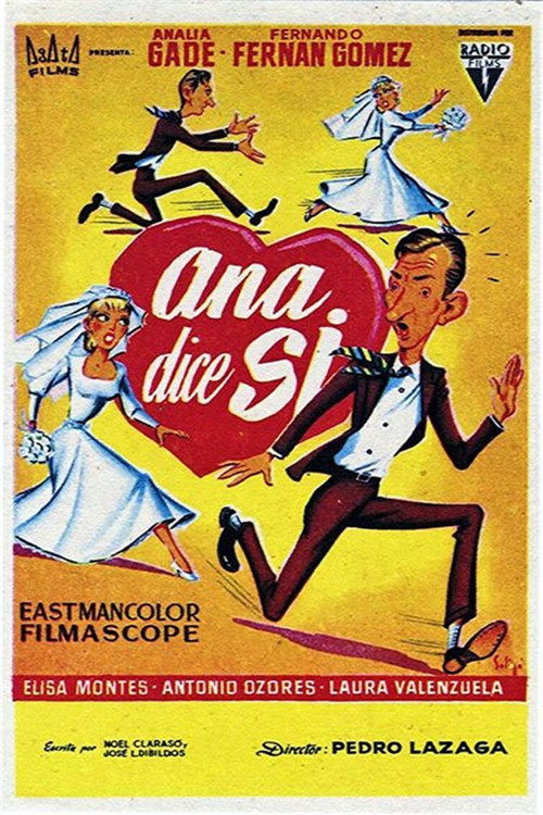 Movie poster for Anna Said Yes (1958)