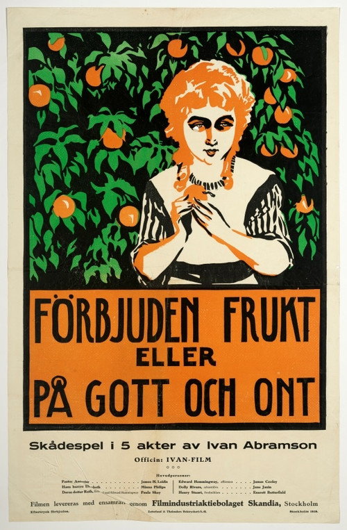 Movie poster for Forbidden Fruit (1915)