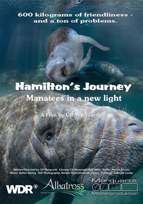 Movie poster for Hamilton's Journey - Manatees in a New Light (2014)