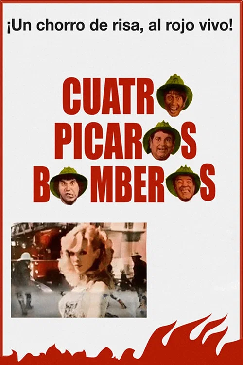 Movie poster for Cuatro pícaros bomberos (1979)