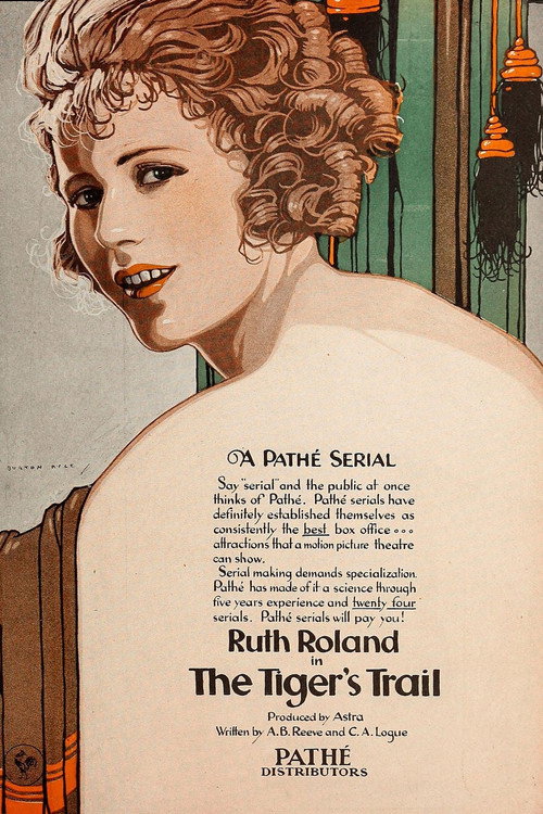 Movie poster for The Tiger's Trail (1919)