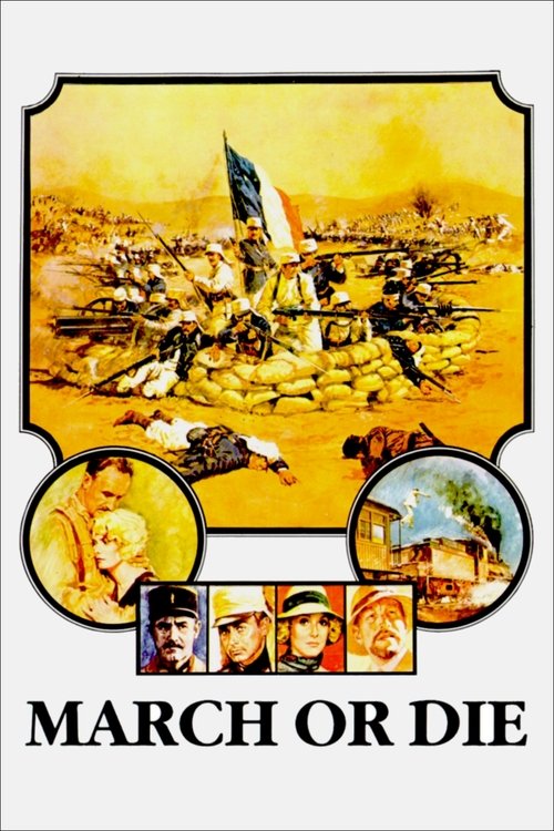 Movie poster for March or Die (1977)