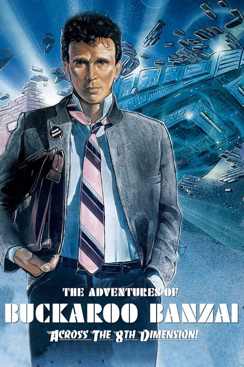 Movie poster for The Adventures of Buckaroo Banzai Across the 8th Dimension (1984)