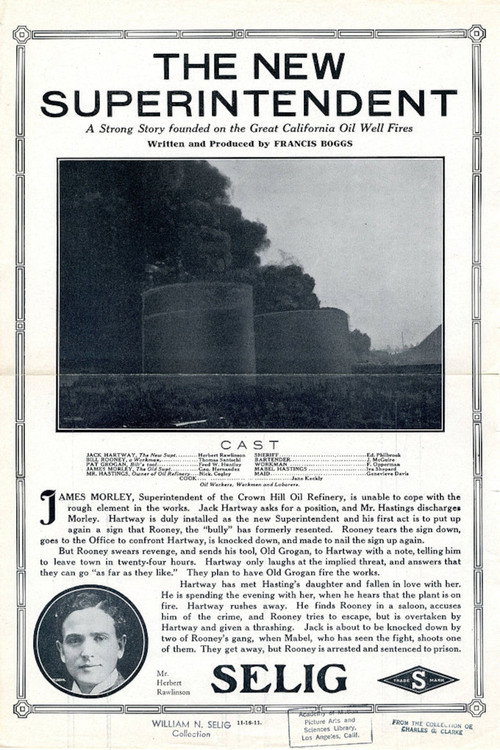 Movie poster for The New Superintendent (1911)
