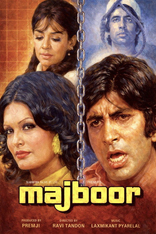 Movie poster for Majboor (1974)