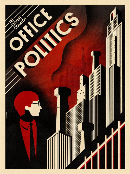 Movie poster for The Divine Comedy- Office Politics Release Party