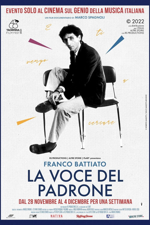 Movie poster for Franco Battiato - La voce del padrone (2022)