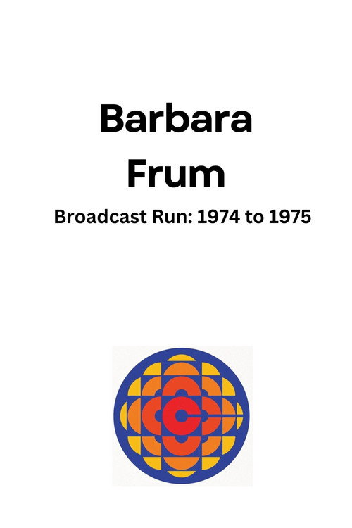 Series poster for Barbara Frum (1974)