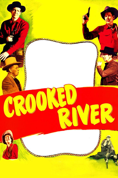 Movie poster for Crooked River (1950)