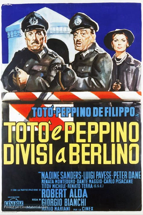 Movie poster for Totò e Peppino divisi a Berlino (1962)