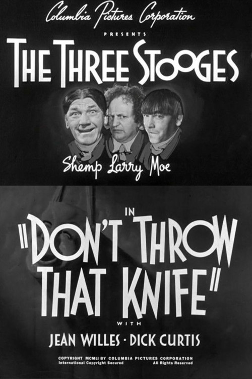 Movie poster for Don't Throw That Knife (1951)