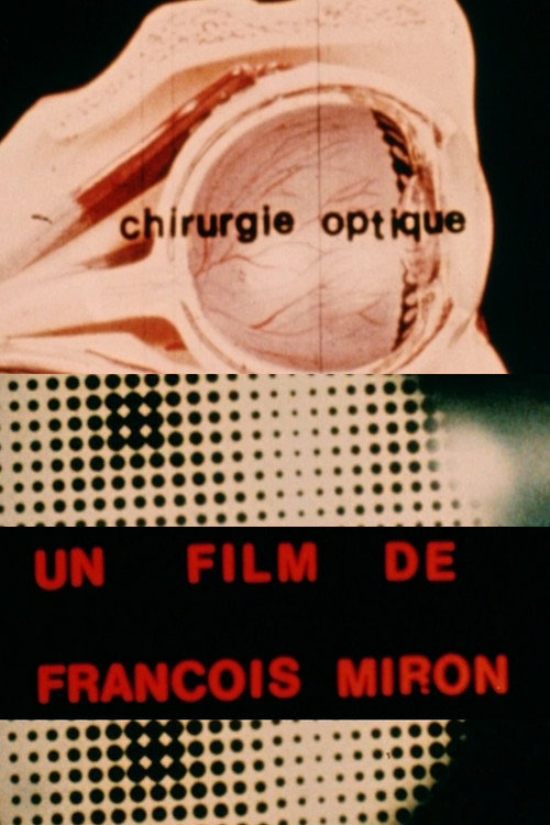 Movie poster for chirurgie optique (1987)