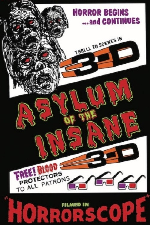 Movie poster for The Asylum of the Insane (1967)