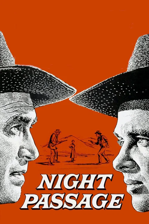 Movie poster for Night Passage (1957)