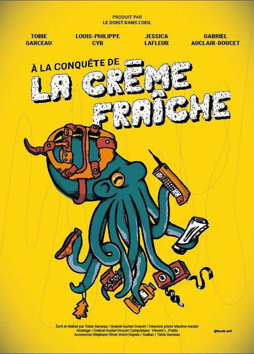 Movie poster for À la conquête de la crème fraîche (2025)