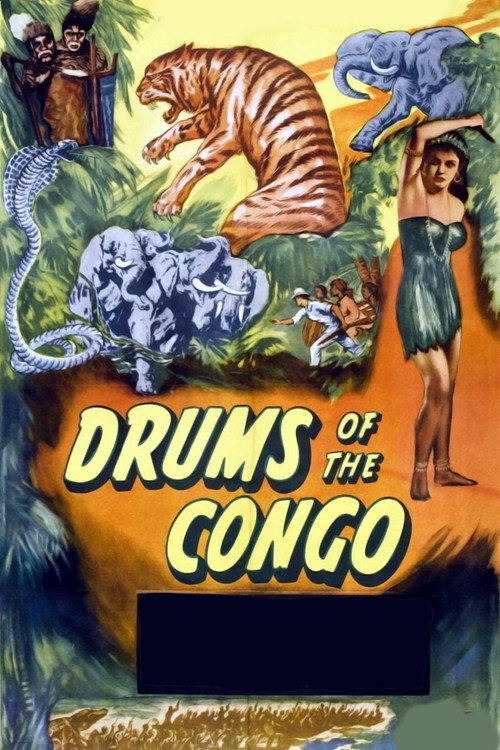 Movie poster for Drums of the Congo (1942)